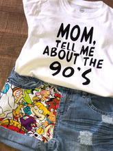 Load image into Gallery viewer, Rugrats Cartoon Inspired Custom Onesie or TShirt- 90s Cartoon Shirts- Baby Girl/ Baby Boy Custom Tshirts- Personalized Kids Tshirts
