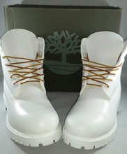 Load image into Gallery viewer, White Timberland Boots- Custom Timberlands- Cocaine Timberlands- Mens Timberland Boots- Womens Timberland Boots- Kids Timberlands- Timbs
